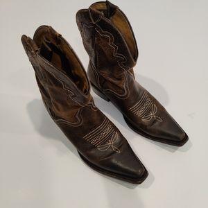 J.B. Dillon Women's Cowboy Brown Boots